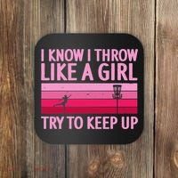 Funny Disc Golf Art For  Disc Golf Player Coaster thumb 0