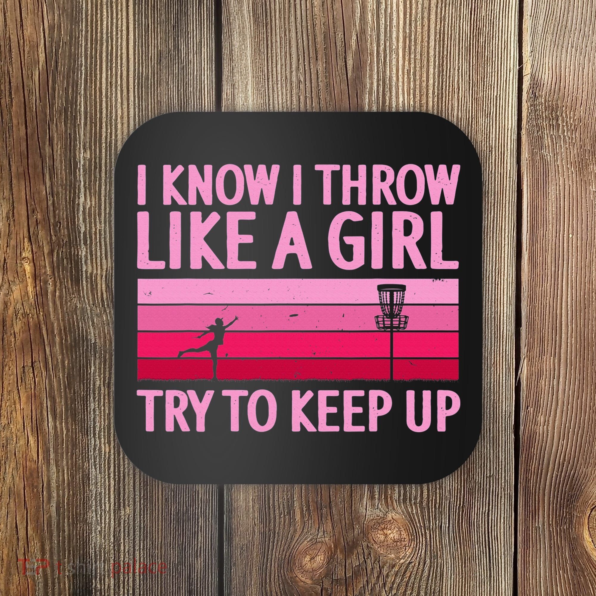 Funny Disc Golf Art For  Disc Golf Player Coaster