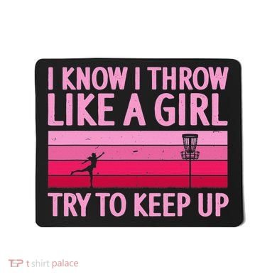 Funny Disc Golf Art For  Disc Golf Player Mousepad