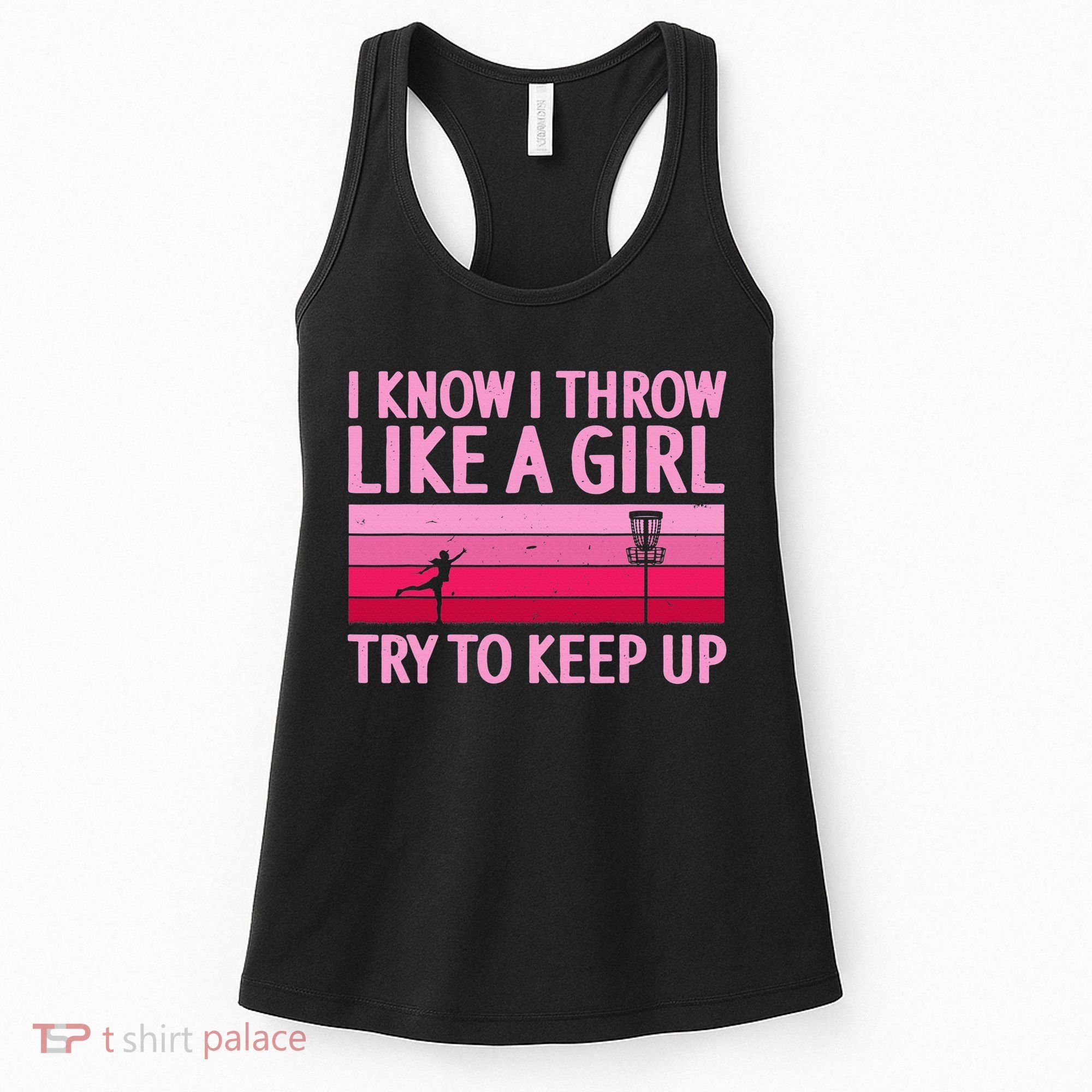 Funny Disc Golf Art For  Disc Golf Player Women's Tank Top