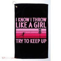 Funny Disc Golf Art For  Disc Golf Player Golf Towel thumb 0