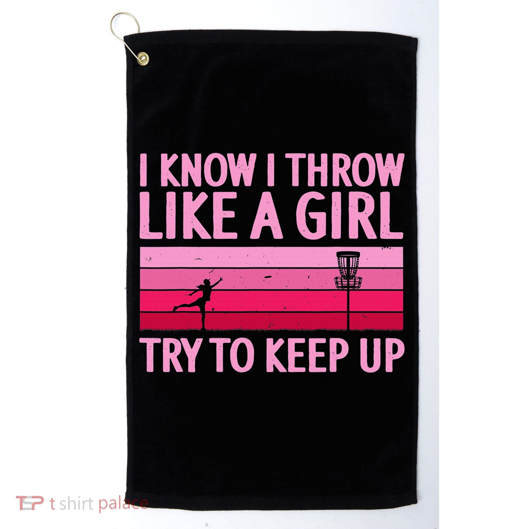 Funny Disc Golf Art For  Disc Golf Player Golf Towel