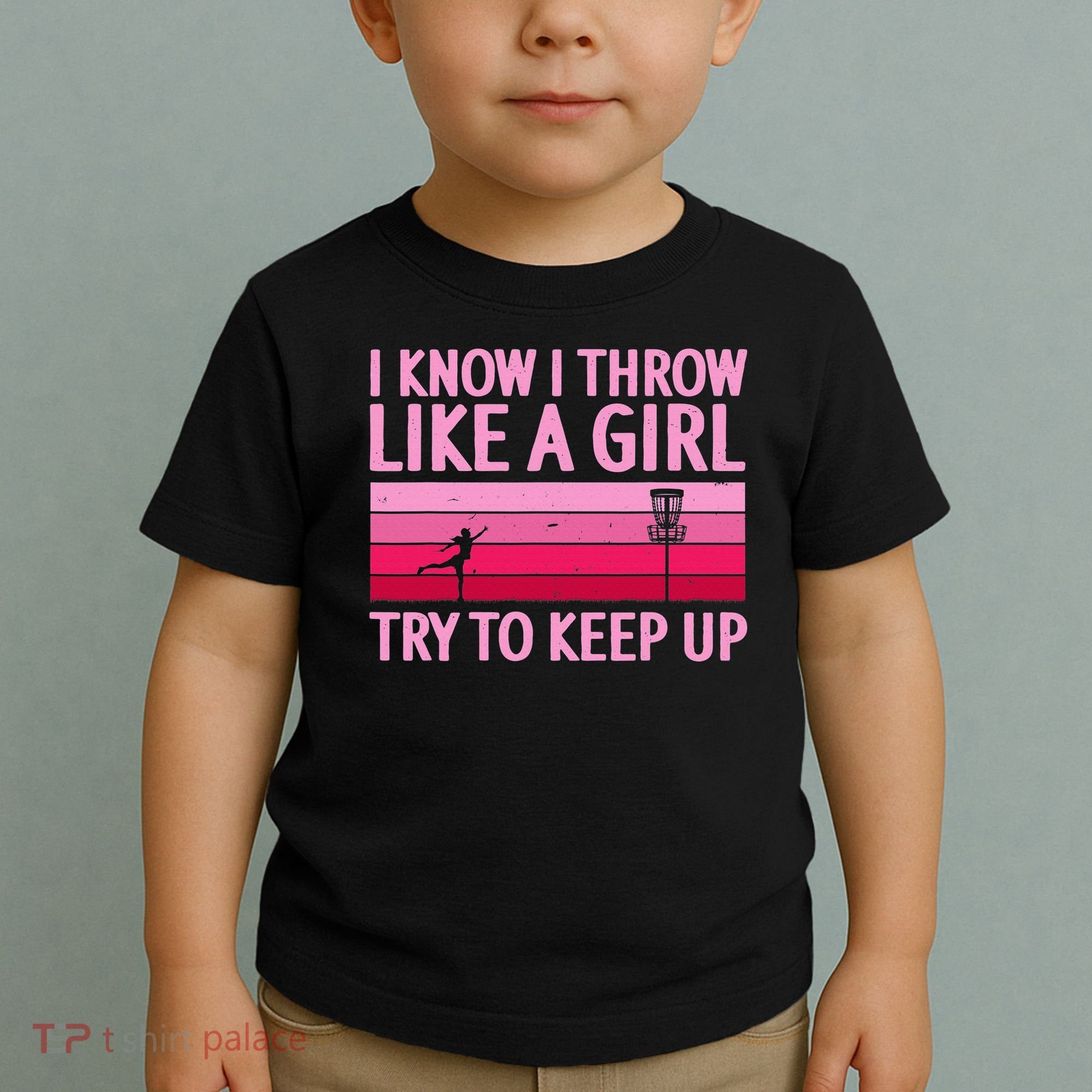 Funny Disc Golf Art For  Disc Golf Player Toddler T-Shirt