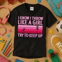 Funny Disc Golf Art For  Disc Golf Player Kids T-Shirt thumb 3