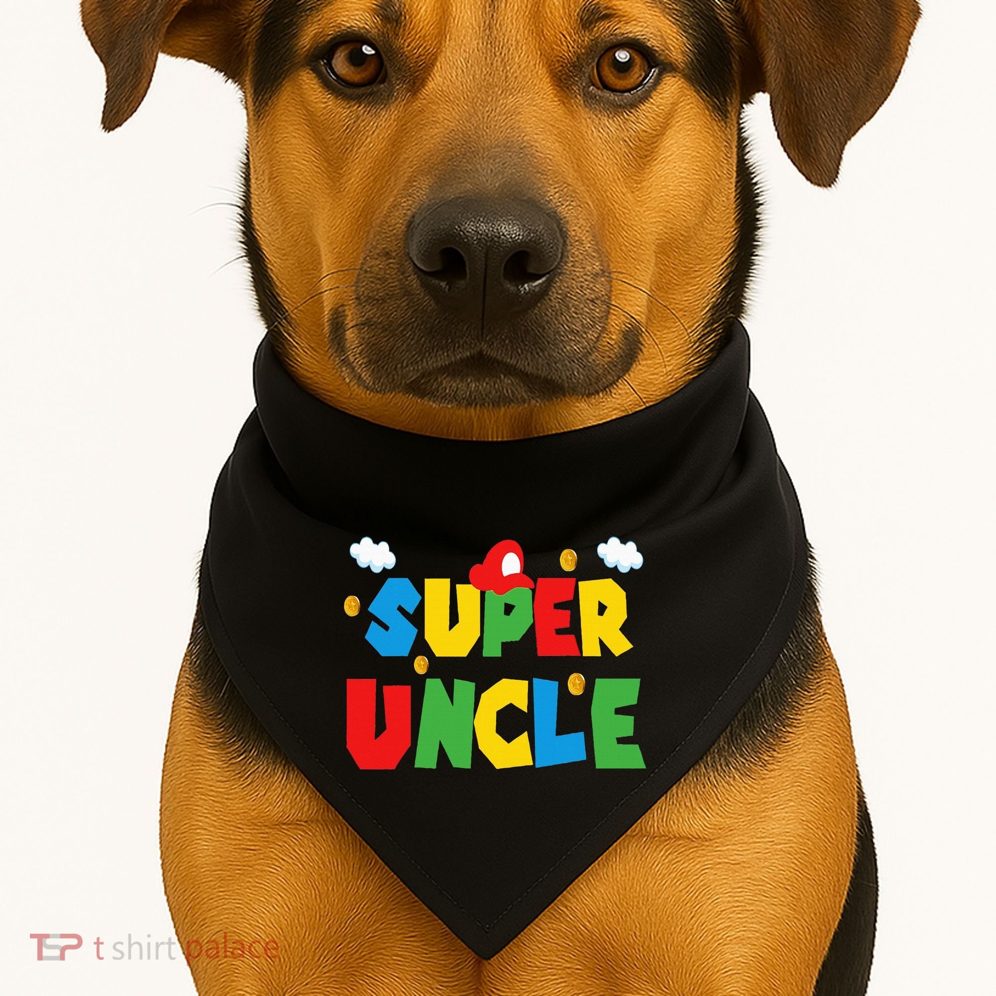 Fathers Day Gift Uncle Gift From Niece Nephew Sister Brother USA-Made Doggie Bandana