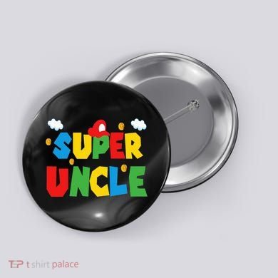 Fathers Day Gift Uncle Gift From Niece Nephew Sister Brother Button