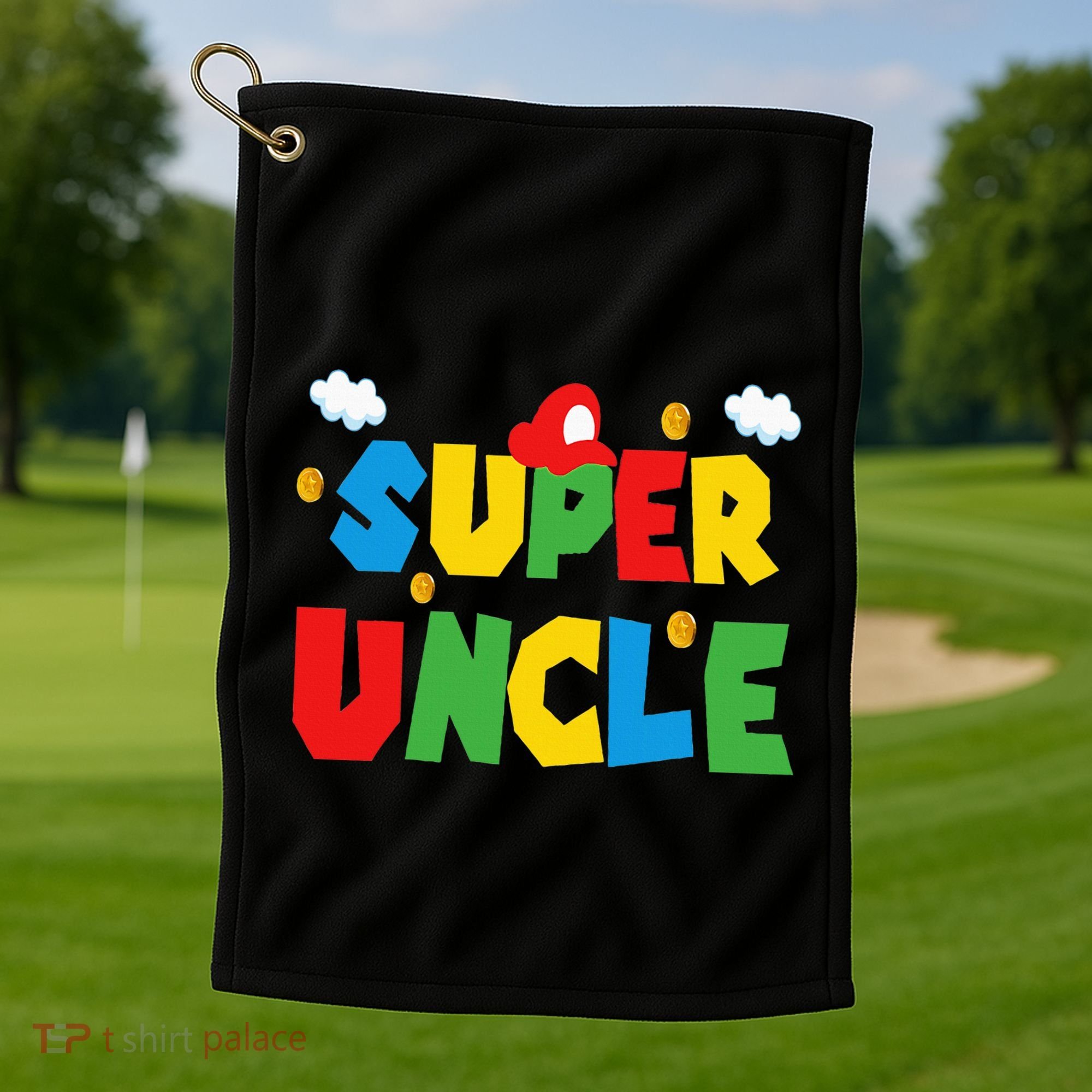 Fathers Day Gift Uncle Gift From Niece Nephew Sister Brother Golf Towel