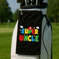 Fathers Day Gift Uncle Gift From Niece Nephew Sister Brother Golf Towel thumb 2