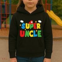 Fathers Day Gift Uncle Gift From Niece Nephew Sister Brother Kids Hoodie thumb 3