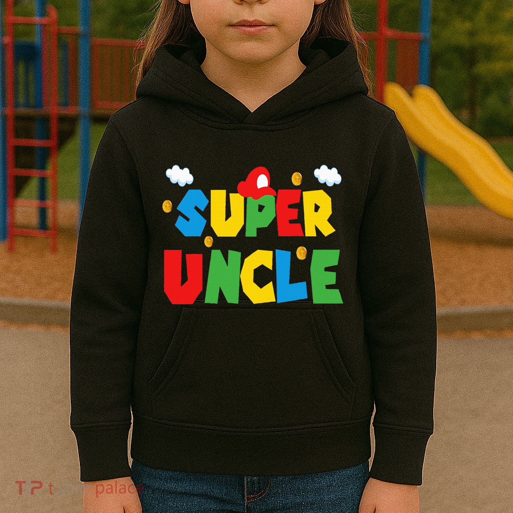 Fathers Day Gift Uncle Gift From Niece Nephew Sister Brother Kids Hoodie
