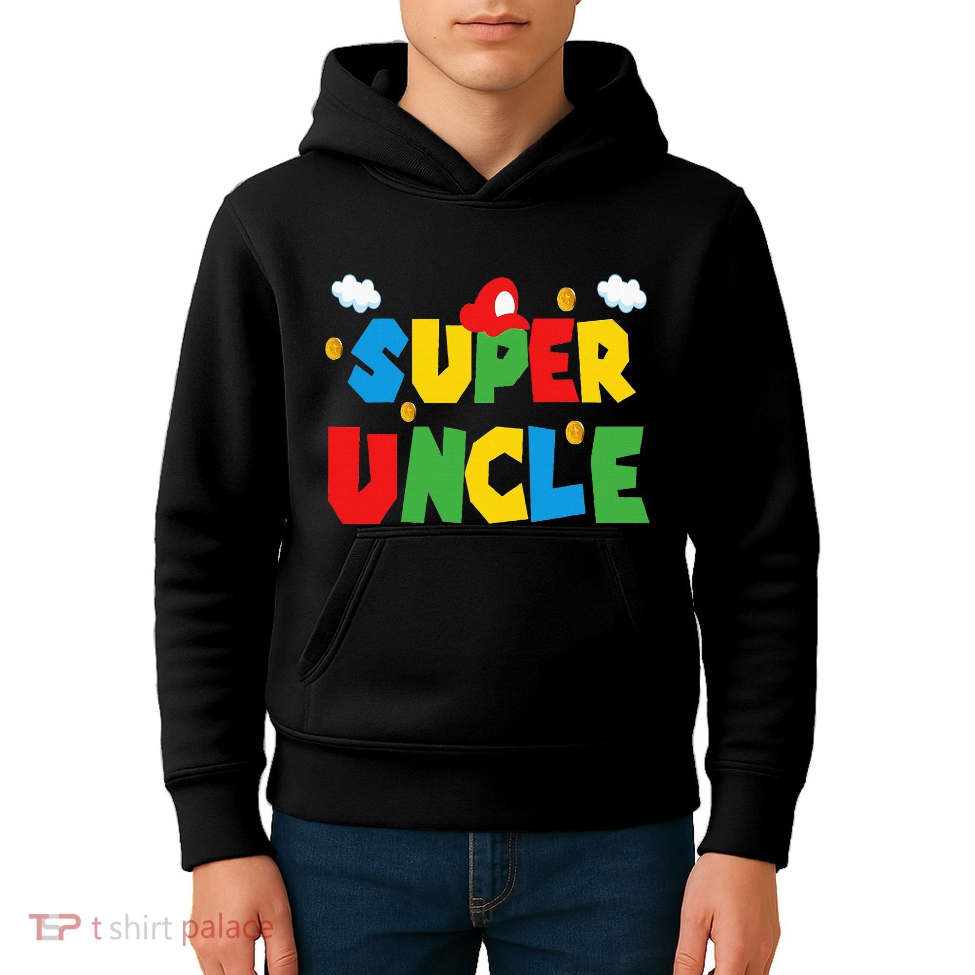 Fathers Day Gift Uncle Gift From Niece Nephew Sister Brother Kids Hoodie