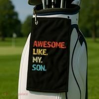Fathers Day Gift Funny Dad Golf Towel thumb 2