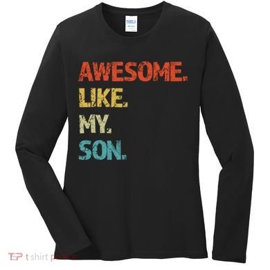 Fathers Day Gift Funny Dad Women's Long Sleeve Shirt