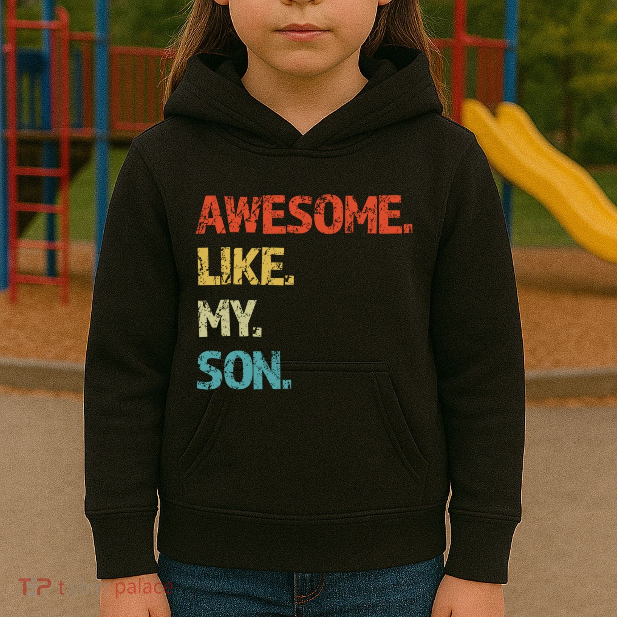 Fathers Day Gift Funny Dad Kids Hoodie
