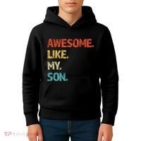 Fathers Day Gift Funny Dad Kids Hoodie thumb 4