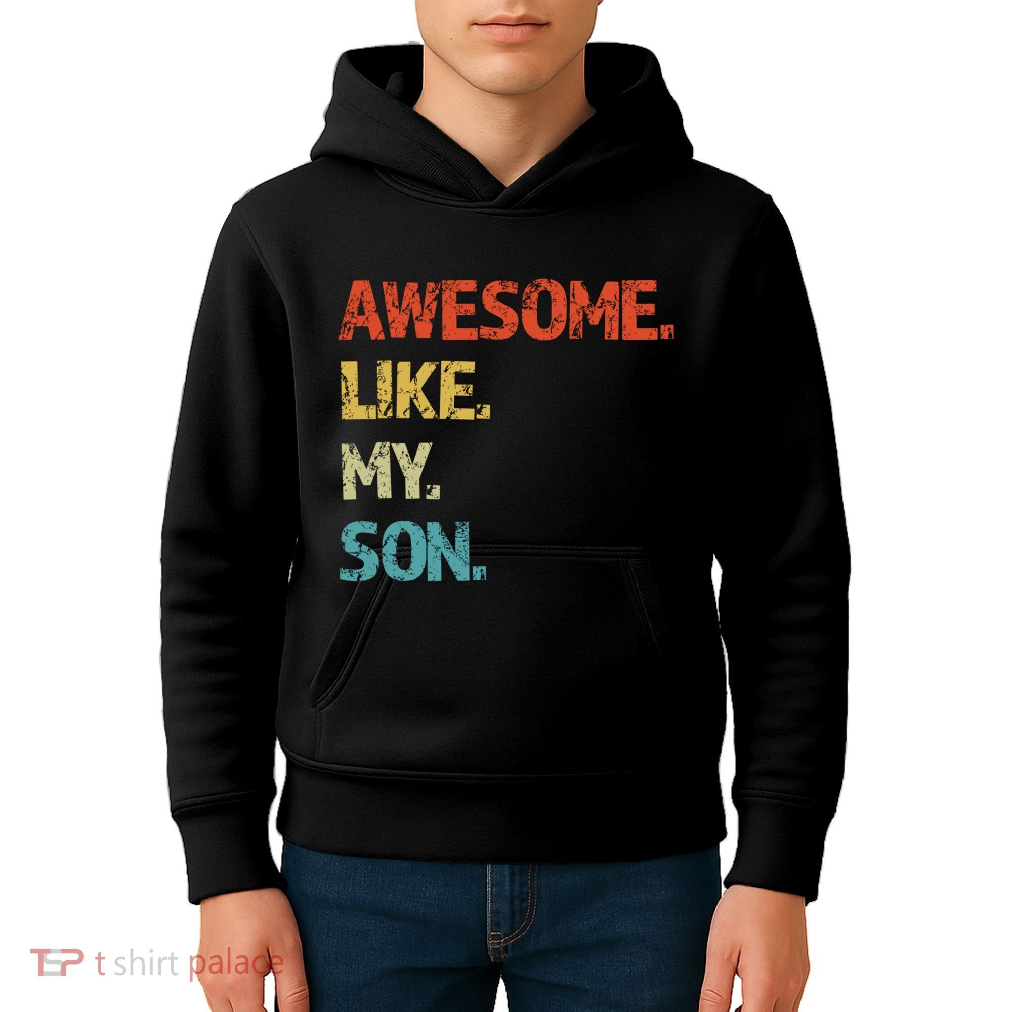 Fathers Day Gift Funny Dad Kids Hoodie
