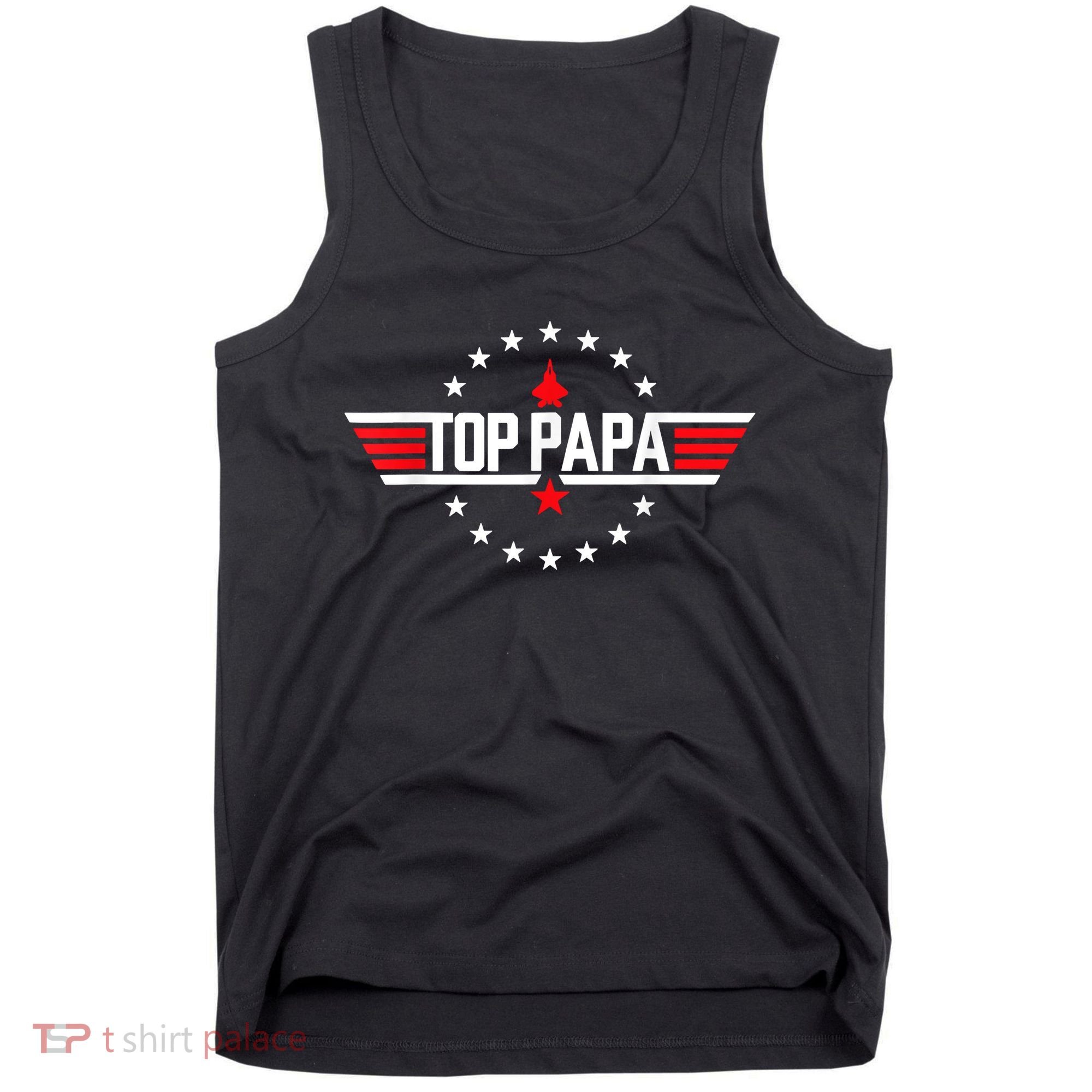 Fathers Day Gift Papa Gift From Grandkids Son Daughter Tank Top