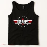 Fathers Day Gift Papa Gift From Grandkids Son Daughter Tank Top thumb 2