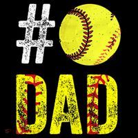 Fathers Day Gift Number One Softball Dad Cute Gift Coffee Mug thumb 5