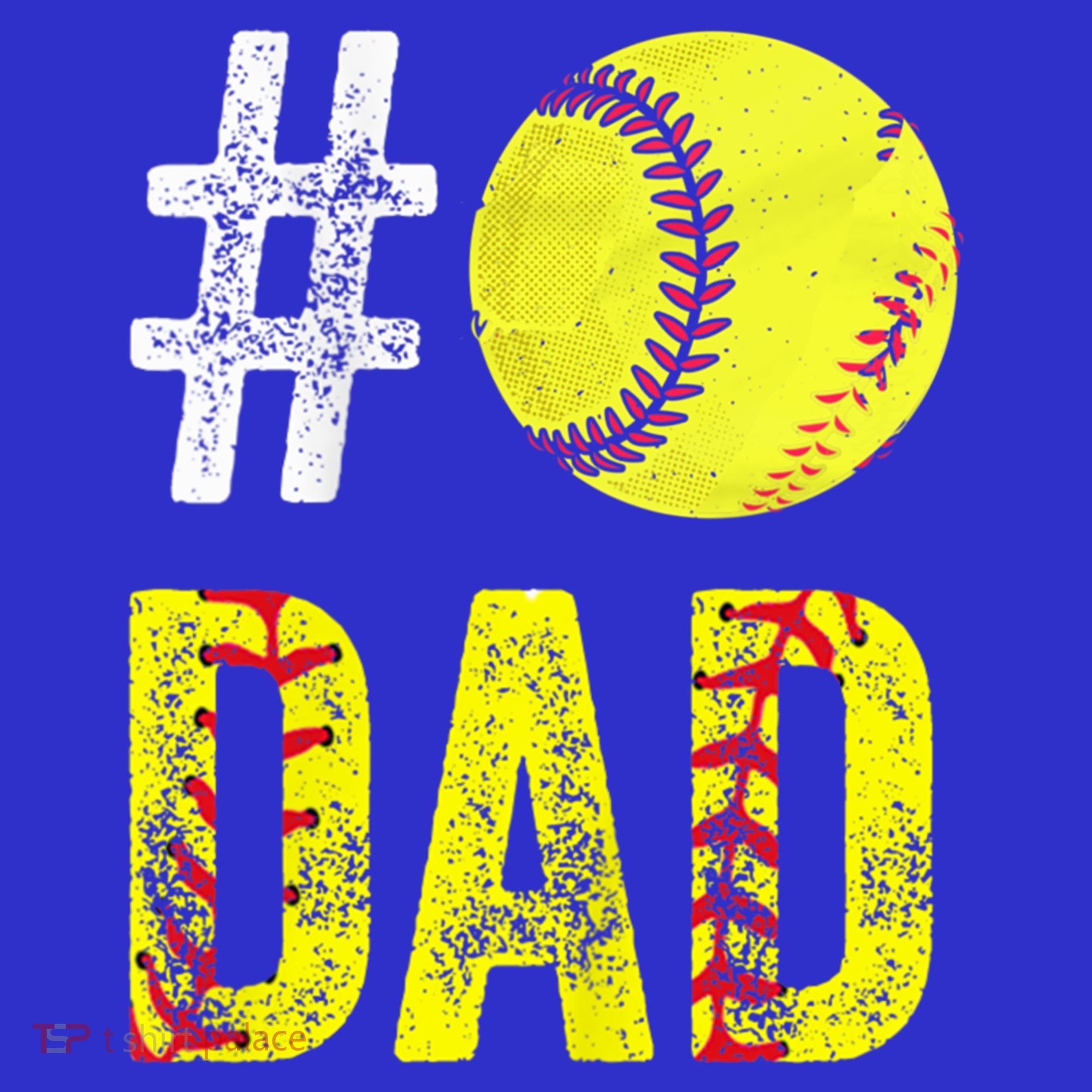Fathers Day Gift Number One Softball Dad Cute Gift Sweatshirt