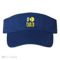 Fathers Day Gift Number One Softball Dad Cute Gift Visor thumb 0