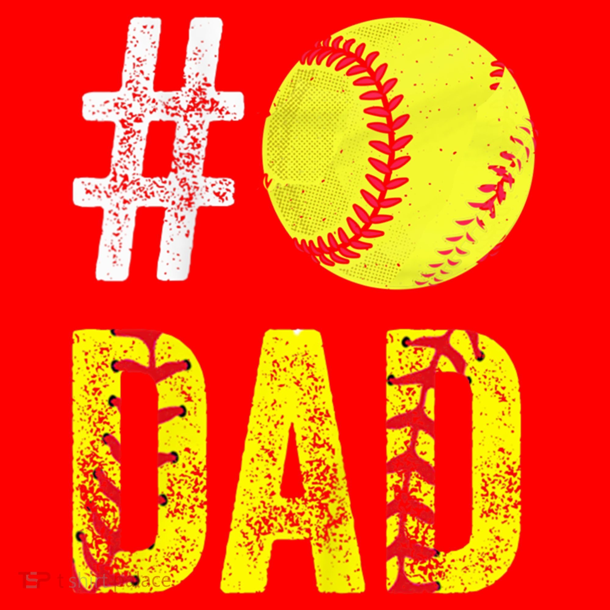 Fathers Day Gift Number One Softball Dad Cute Gift Santa Hat