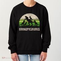 Fathers Day Grandpa Grandpasaurus Dinosaur Women's Sweatshirt thumb 0
