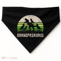 Fathers Day Grandpa Grandpasaurus Dinosaur USA-Made Doggie Bandana thumb 0