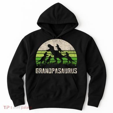 Fathers Day Grandpa Grandpasaurus Dinosaur Hoodie