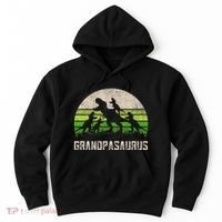 Fathers Day Grandpa Grandpasaurus Dinosaur Hoodie thumb 0