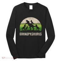 Fathers Day Grandpa Grandpasaurus Dinosaur Long Sleeve Shirt thumb 0