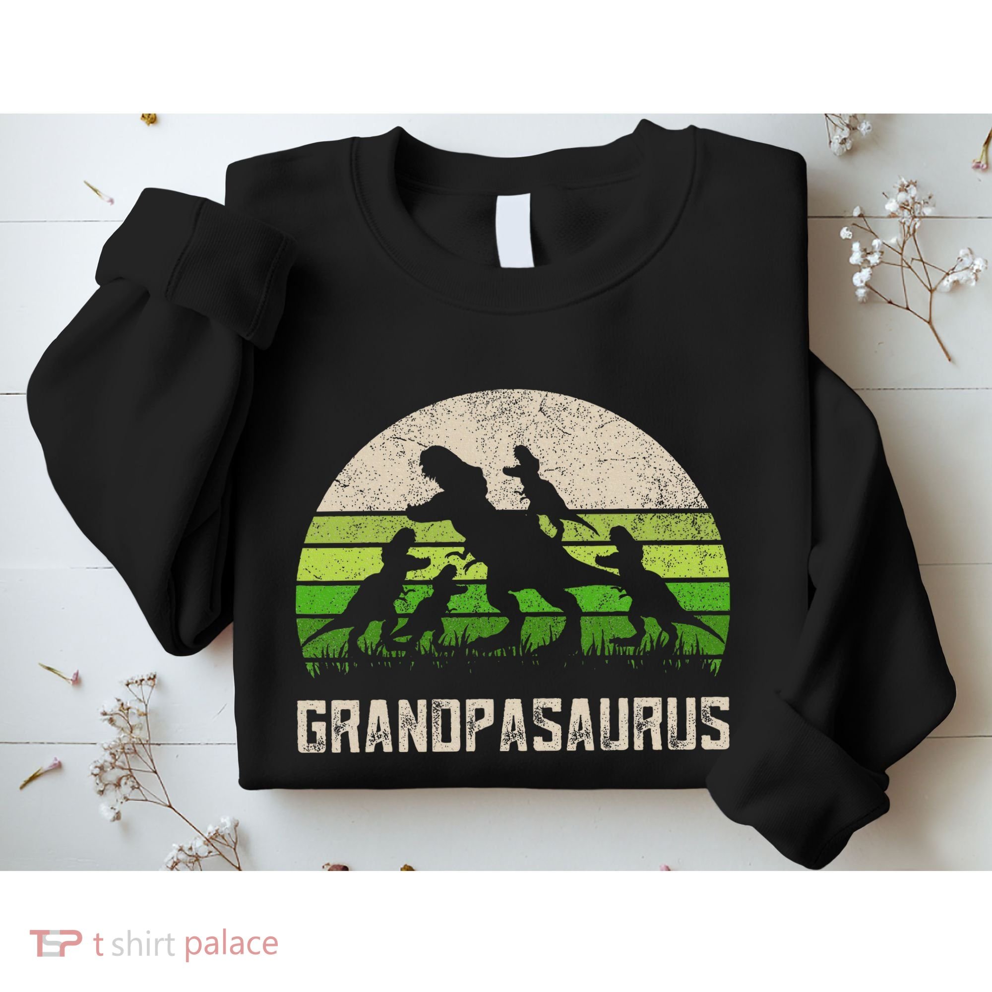 Fathers Day Grandpa Grandpasaurus Dinosaur Sweatshirt