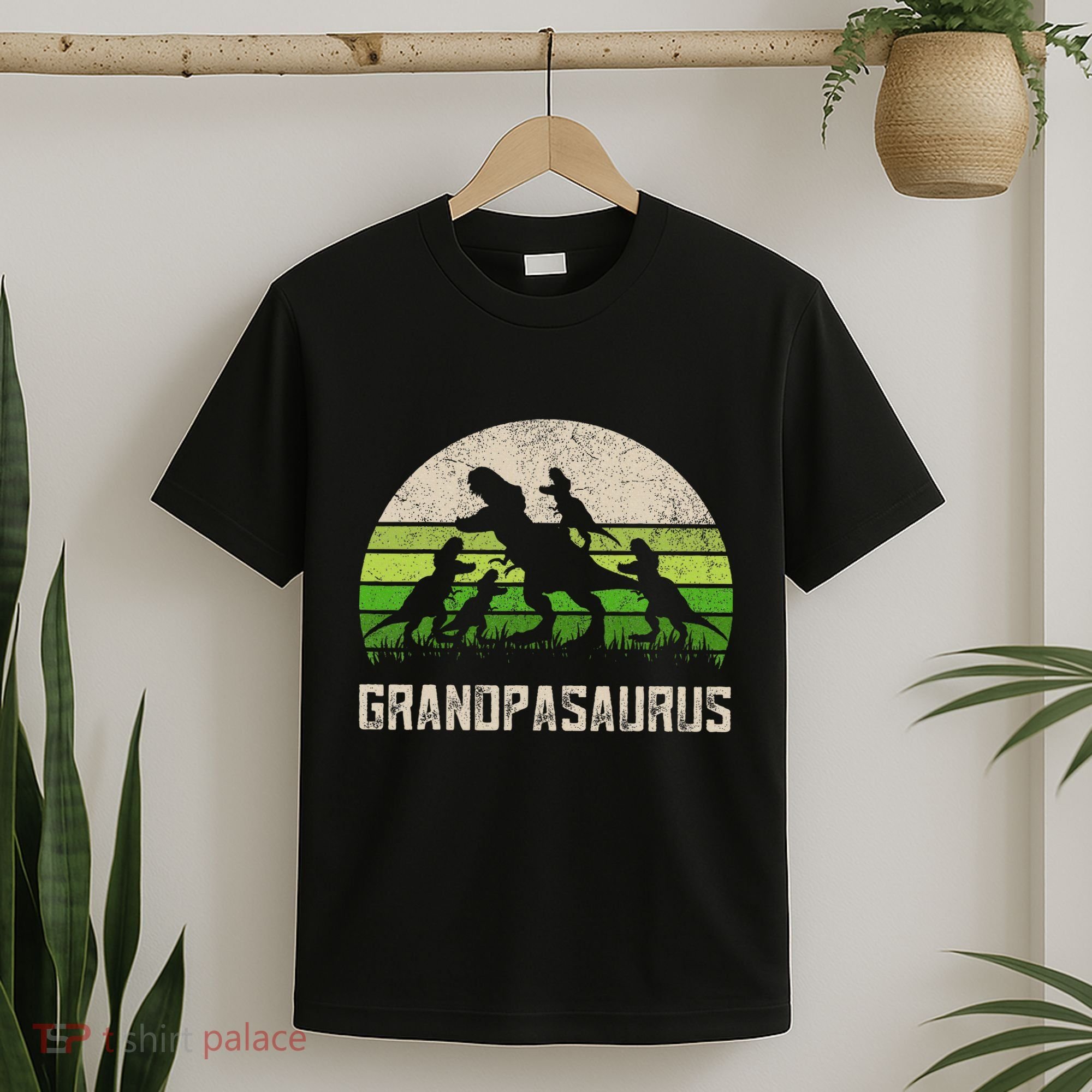 Fathers Day Grandpa Grandpasaurus Dinosaur T-Shirt