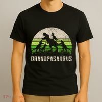 Fathers Day Grandpa Grandpasaurus Dinosaur T-Shirt thumb 3