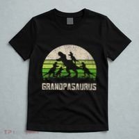 Fathers Day Grandpa Grandpasaurus Dinosaur T-Shirt thumb 5