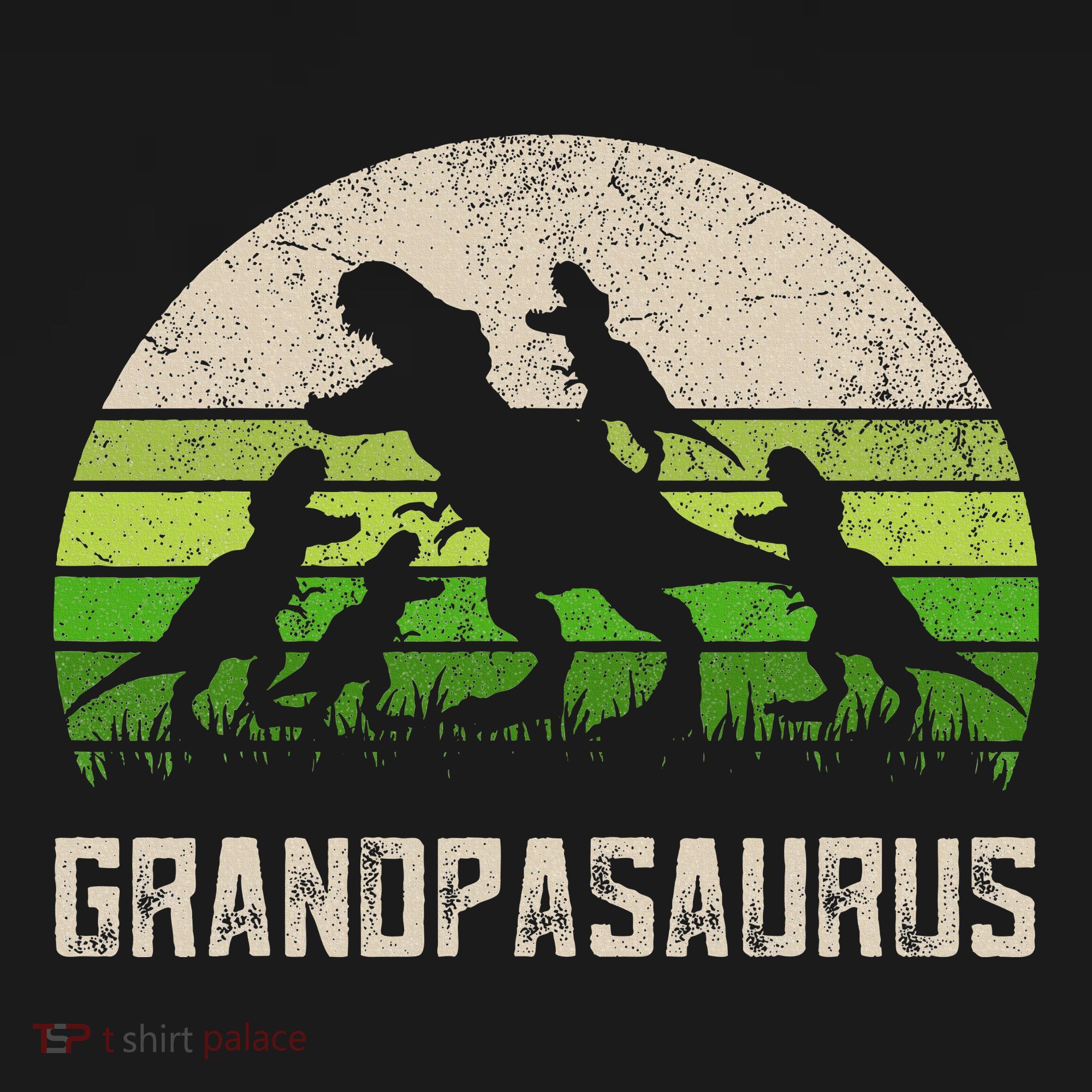 Fathers Day Grandpa Grandpasaurus Dinosaur T-Shirt