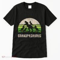 Fathers Day Grandpa Grandpasaurus Dinosaur Tall T-Shirt thumb 0