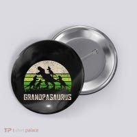 Fathers Day Grandpa Grandpasaurus Dinosaur Button thumb 0