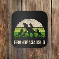 Fathers Day Grandpa Grandpasaurus Dinosaur Coaster thumb 0