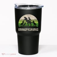 Fathers Day Grandpa Grandpasaurus Dinosaur Tumbler thumb 0