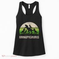 Fathers Day Grandpa Grandpasaurus Dinosaur Women's Tank Top thumb 0