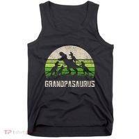 Fathers Day Grandpa Grandpasaurus Dinosaur Tank Top thumb 0