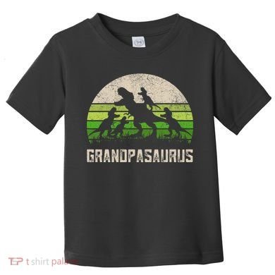 Fathers Day Grandpa Grandpasaurus Dinosaur Toddler T-Shirt
