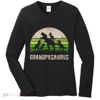 Fathers Day Grandpa Grandpasaurus Dinosaur Women's Long Sleeve Shirt thumb 0