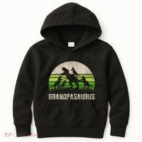 Fathers Day Grandpa Grandpasaurus Dinosaur Kids Hoodie thumb 0