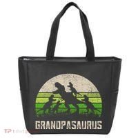 Fathers Day Grandpa Grandpasaurus Dinosaur Tote Bag thumb 0