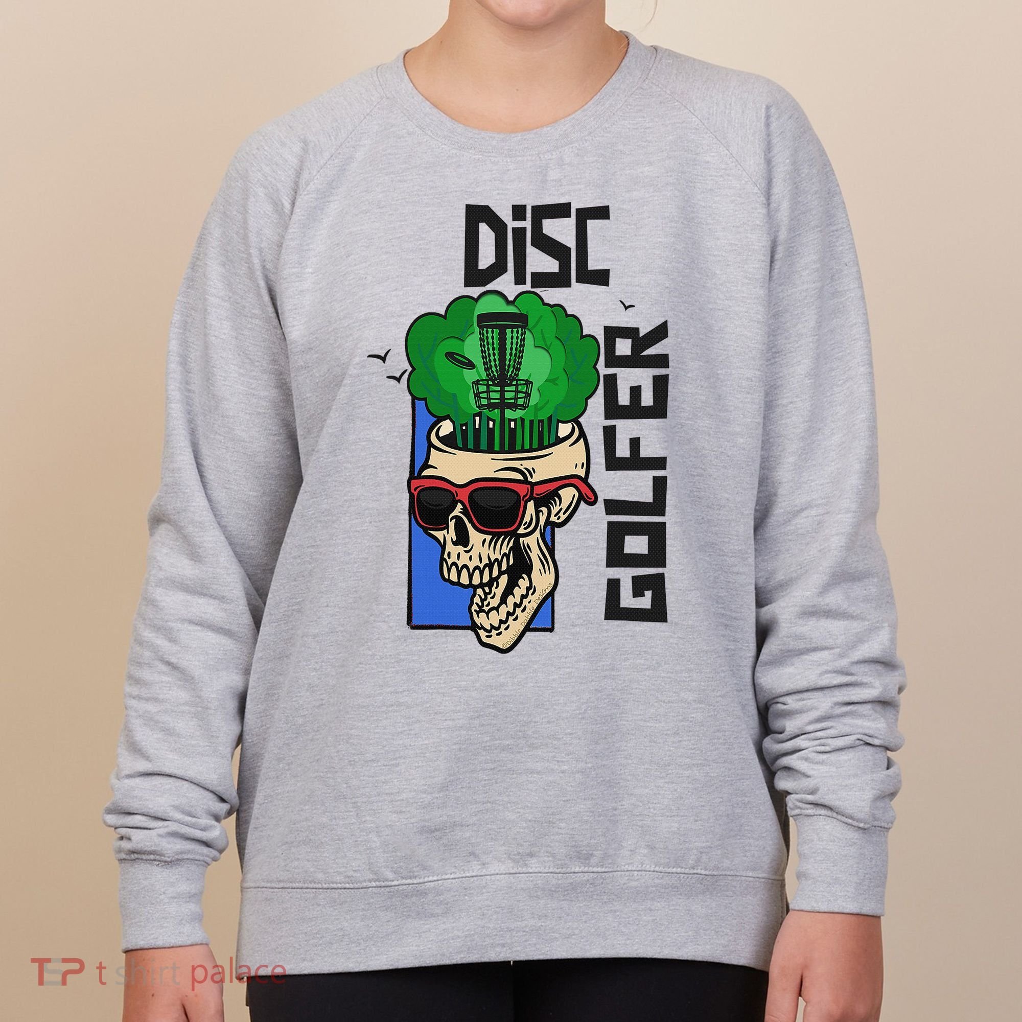 Funny Disc Golf on the Brain - Disc Golf Women's Sweatshirt