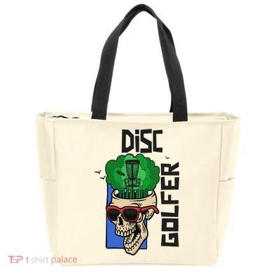 Funny Disc Golf on the Brain - Disc Golf Tote Bag