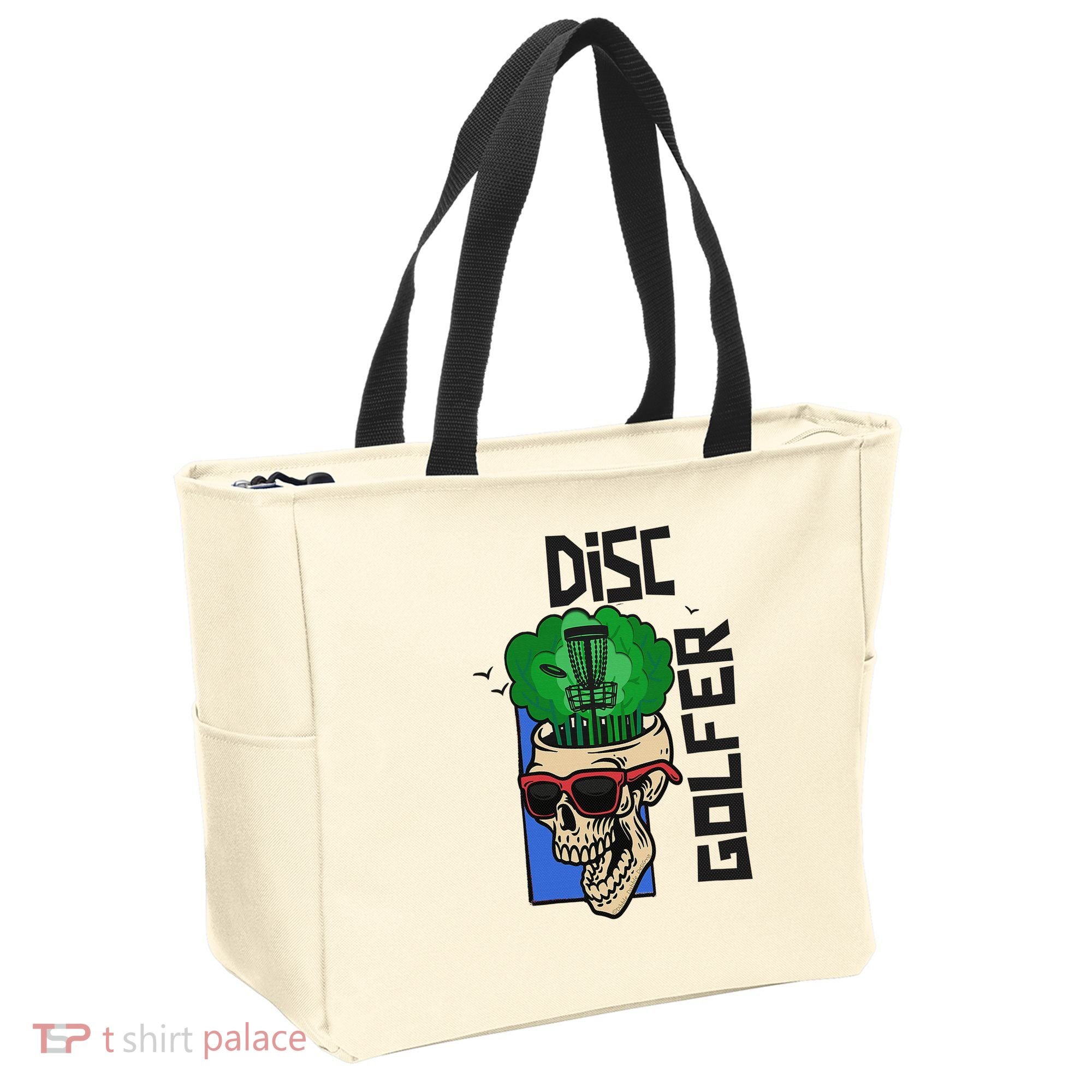 Funny Disc Golf on the Brain - Disc Golf Tote Bag