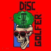 Funny Disc Golf on the Brain - Disc Golf Santa Hat thumb 1